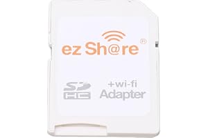 TOPIKY Adaptateur WiFi TF vers Carte SD, Adaptateur de Carte Mémoire, Adaptateur WiFi SD pour Transmission de Photos D'appareil Photo vers Tablette de Téléphone, Connectez jusqu'à 3