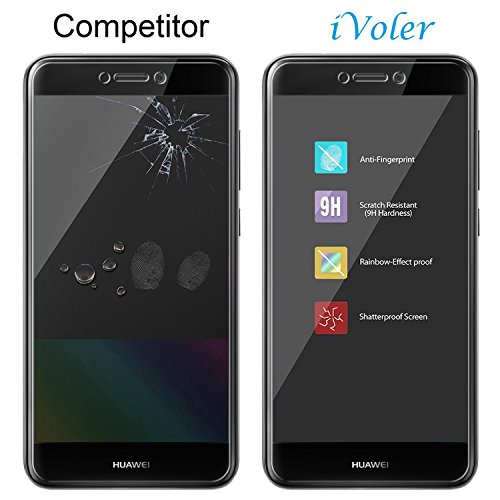 Huawei P8 Lite 2017 Protector de Pantalla  iVoler Protector de Pantalla de Vidrio Templado Cristal Protector para Pellicola Vetro Temperato Huawei P8 Lite 2017 -Dureza de Grado 9H  Espesor 0 20 mm  2 5D Round Edge- Ultra-trasparente   Anti-golpe   Ajuste Perfecto   No hay Burbujas - Garant  a Incondicional de 18 Meses