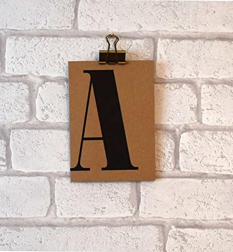 Initial A6 Blank Card, Letter Greetings Card, Scrabble Birthday Occassion Cards