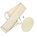 CareforYou® 2PCS Beige Exfoliating Body Sponge Loofah Loofa Back Strap Bath Shower Body Brush Scrubber