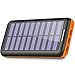 Produktbild Plochy Solar Ladegerät 24000 mAh Tragbares Ladegerät, solar power bank Handy Ladegerät mit 3 Fast Charging USB-Port und Dual Eingang (Lightning & Micro) externer Akku Pack für alle Smartphone Tablet