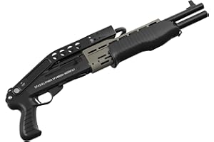 Soft Foam Bullet Blaster Toy, Colliford Toy Gun, Soft Bullet Shot Toy, Foam Blaster with Shell Ejecting, Foam Dart Blaster (SPAS 12) (Sand und Schwarz)