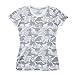 Produktbild Alpha Industries Basic Damen T-Shirt Weiß/Camouflage M