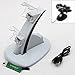 Price comparison product image SUNDELY® White Controllers Dual USB Port Charger Stand Charging Dock Station For Sony PS4