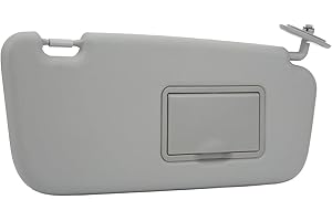 SRUM GETZ 2002-2011 Driver & Passenger Side Sun Visor with Mirror, Gray Car Glare Guard 85220 1C200QS