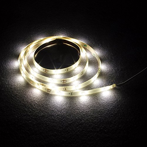 Bewegung aktiviert Bett Licht, GOCHANGE Flexible LED Streifenlicht, Auto Ein/Aus Bewegungsmelder Nachttischlampe, Bewegung aktivierte LED-Lichtleiste(Ein Sensor Kit) - 2