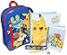 Produktbild OFFIZIELL POKEMON PIKACHU GEFÜLLT GROßER RUCKSACK SET A4 RINGBUCH NOTIZBUCH FEDERMÄPPCHEN STIFT GESCHENK