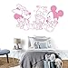 Produktbild Diy maus wandaufkleber entfernbare wandaufkleber diy tapete für kinderzimmer dekoration wanddekoration wandbilder muursticker-112x60cm