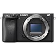 Sony Alpha A6400 Mirrorless Camera Compact Aps-C Interchangeable Lens Digital Camera With Real-Time Eye Auto Focus, 4K Video & Flip Up Touchscreen - E Mount Compatible Cameras - Ilce-6400, Black