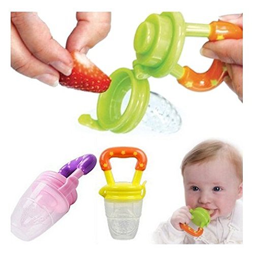 Hosaire Baby Schnuller Kinder Beruhigungssauger Kreativ Silikon Schnuller für 6-18M Mädchen,Junge(gelb) - 4