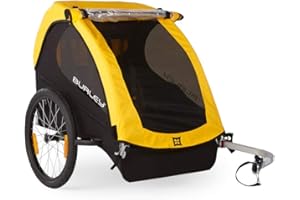 Burley Bee 2 Seat Children's Bicycle Trailer in Yellow