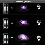 [neue Version] SOAIY® Bluetooth LED Farbwechsel Nachtlicht Projektor Lampe Polarlicht Projektion Einschlaflicht mit Fernbedienung Timer installierte Naturgeräusche für Schlafzimmer Kinderzimmer - 6