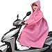 Produktbild Raincoat Xia Jungen und Mädchen Mode Regenmantel Erhöhen Dicke Anti-Drift Poncho Elektroauto Motorrad Fahrrad Wasserdicht Anzug Umhang (Farbe : Pink, Größe : L)