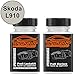 Produktbild TRISTARcolor Autolack Lackstift Set Skoda L910 Zermatt Silber Metallic/Zermatt Silver Metallic Basislack Klarlack je 50ml