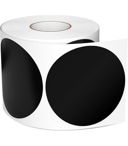 Ronde stickers 3 cm ZWART per 1, 5, 10, 25, 50 of 100 stuks, vanaf | LABELS, STICKERS & INPAKKEN | Hortus Vitalis - de levendige tuin