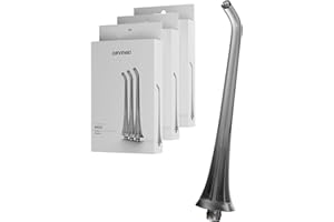 ‎ZAHNHELD Zahnheld®️ Ersatzdüsen Basic für Munddusche Aquadent (9 Stück, schwarz)