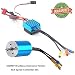 Produktbild Crazepony-UK 2838 4500KV Sensorless Brushless Combo Outrunner Motor Set and 35A Electronic Speed Controller ESC Splashproof for 1:12 1:14 RC Racing Car Off-Road Truck Vehicle