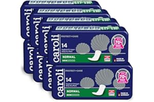 ‎CAROLI Caroli Protect + Care Hygiene-Einlagen, Vorteilspack, Made in Germany (Normal 8 x 14 Stück)