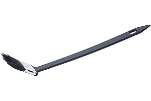 ProDec Contractor Brocha de mango largo de 1,5 pulgadas para pintar rincones y grietas en zonas difíciles e incómodas como paredes altas techos detrás de tuberías, apta para todos los tipos de pintura