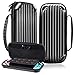 Produktbild Tasche für Nintendo Switch ,[mit größerem Speicherplatz für 10 Spiele]Wasserdicht Stoßfest Case Tragetasche Switch Reise Hülle für Nintendo Switch Konsole(Schwarz)