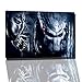Produktbild Alien Vs. Predator Bild auf Leinwand -- 80x60 cm fertig gerahmte Kunstdruckbilder als Wandbild - Billiger als Ölbild oder Gemälde - KEIN Poster oder Plakat