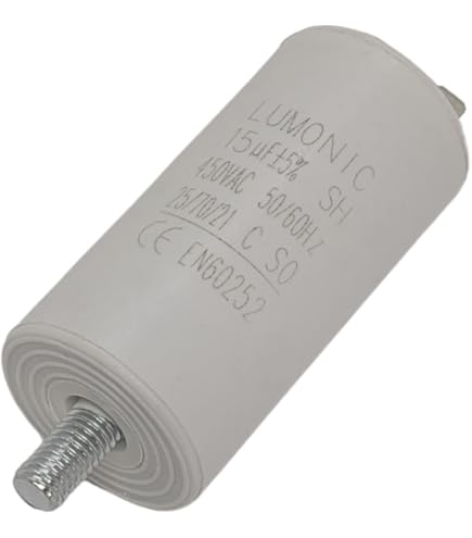 CONDENSATEUR DE SERVICE / Du Moteur 15uF / Mf CBB60 450V Avec Câble Et Filetage EUR 15,78