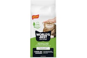 WORLD'S BEST CAT LITTER World'S Best Arena para Gatos 28 LB (12,7 kg) Original Comfort Care Sin Fragancia