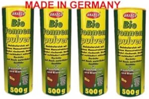 BREACO 4X Braeco Biotonnenpulver je 500g Madenkiller/Biokomposter/Komposterpulver