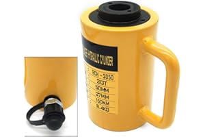 SHIYINGE 20T 160Mm Hub Hohlzylinder Hydraulikzylinder Hohlkolbenzylinder Kolbenweg Jack Hohl Single Acting Hydraulic Ram Cylinder Einzelwirkender Arbeitshub Geraderichten FüR GebäUde Und BrüCken