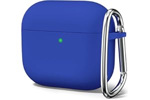 Oakxco Silikonowe etui do Airpods 3, urocze, dziewczęce, twarde etui Airpods 3. generacji, z brelokiem, kolorowe, gumowe, żelowe, miękkie, tworzywo TPU, modne, estetyczne etui na Airpods dla kobiet