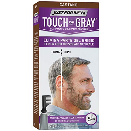 Just For Men Touch Of Grey Hair Colour Dark Brown T45 40g