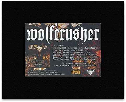 WOLFCRUSHER - UK Tour 2011 Mini Poster - 13.5x21cm