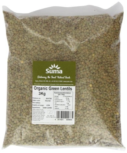 Preisvergleich Produktbild Suma Organic Green Lentils 3 kg