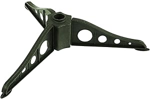 SMELEYOU Soportes para árboles de Navidad Triángulo con Orificio de 2 cm Plataforma extraíble para Soporte de árbol de Navidad Base giratoria de plástico Estable Base para árbol de Navidad