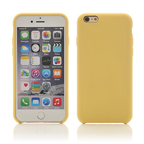iprotect Funda protectora en silicona para Apple iPhone 6 6 s 4 7 caso de goma suave amarillo reviews iprotect Funda protectora en silicona para Apple iPhone 6 6 s 4 7 caso de goma suave amarillo