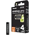Panasonic eneloop Pro Pile Ready-to Use Ni-MH, AAA/Micro, 4 pièces, Min. 930 mAh, 500 Cycles de Charge, Puissance élevée et F