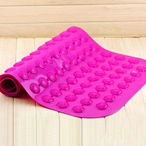 Ailiebhaus Rutschfeste Badewannenmatte Massage Anti-Rutsch-Pad fuer Wanne und Duschen Rose - 2