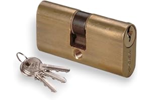 CISA 108210020, Cilindro Serratura Ovale, Ottone, 28/28 mm