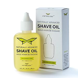 Instaglider™ Shave Oil, Royal Frankincense™ All Natural Formula Gives a Flawless Zero Bounce™ Glide Shaving Experience…