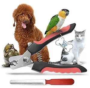 THE DDS STORE Professional Animal Nail Cutter Clipper Grinder Trimmer Filer for Small Medium and Large Dogs Puppies Cats and Kittens Claw Grooming Tool Set