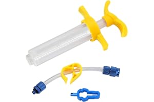 HOUSON strzykawka do opon bezdętkowych uszczelniacz do opon, wtryskiwacz bezdętkowy uszczelniacz wtryskiwacz strzykawka rowerowa uszczelniacz do opon strzykawka do naprawy rowerów