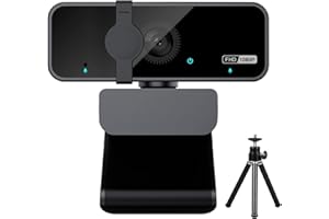 OITTIRA Webcam für PC, Full HD 1080P Webkamera mit Mikrofon, 105° Weitwinkel Webcam für Streaming und Video, Aufnahme, Kompatibel mit PC/Laptop Skype/Studio/Zoom/Facetime