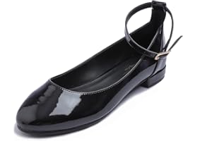 Feversole Women's Mary Jane Fashion，Femmes élégantes Chaussures décontractées Ballerines Fond Mou Confortable Marche Quotidienne Mary Jane Chaussures de Mode