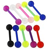 zungenpiercings risiken Menge: 10 Stück Farbe mischen / Lieferung versandkostenfrei