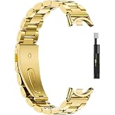 UnDePlus Samsung Galaxy Watch 46mm / 3 45mm / Gear S3 ile uyumlu Kordon Klipsli Metal Band 04