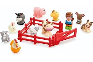 HappyLand Sunny Farm Playset For Children From 18 Months To 5 Years Farm Toys Toys Early Learning Centre ELC Farm Animal Set Happy Land Toy Sets Farm House Playset Kids Toddlers Farmyard