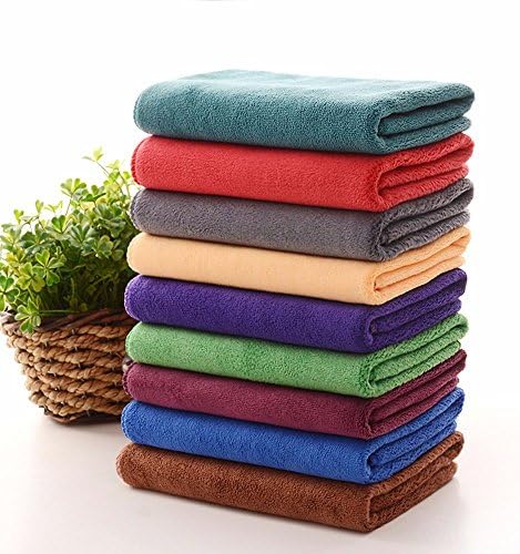 3pcs Car wash towel _ Microfiber wipe towel oversized car wash towel 60 * 160 Abrasive absorbent padded 420 g car cleaning,gules,60*160cm