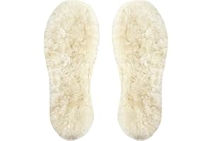 THIEAUDIO Sheepskin Insoles - Thick Warm Wool Insoles for Men & Women, Replacement for Shoes, Boots & Slippers