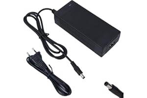 XUNNIU Caricatore Monopattino Elettrico 42V 2A, Caricabatterie Monopattino per Kugoo S1/S2/S3/M2 Pro, 36v Batteria al Litio Caricabatterie, Caricatore Universale per Scooter Elettrico (DC 5,5 mm)