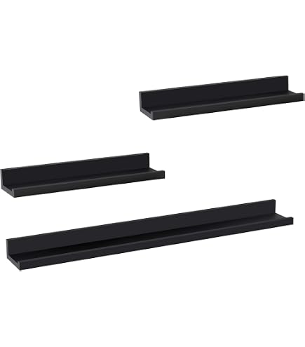 IKEA Mosslanda Bilderleiste in schwarz; (115cm) Küche, Haushalt & Wohnen